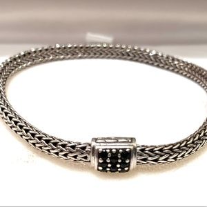 John Hardy Bracelet with Black Sapphires